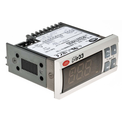 Carel IR33 Panel Mount PID Temperature Controller, 76.2 x 34.2mm, 1 Output Relay, 115 → 230 V ac Supply Voltage