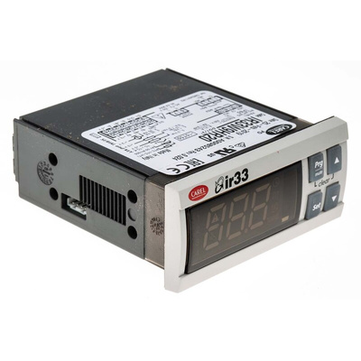 Carel IR33 Panel Mount PID Temperature Controller, 76.2 x 34.2mm, 4 Output Relay, 115 → 230 V ac Supply Voltage