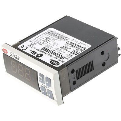 Carel IR33 Panel Mount PID Temperature Controller, 76.2 x 34.2mm, 4 Output SSR, 115 → 230 V ac Supply Voltage