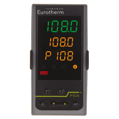 Eurotherm Piccolo P108 PID Temperature Controller, 48 x 96mm, 3 Output Logic, Relay, 24 V ac/dc Supply Voltage