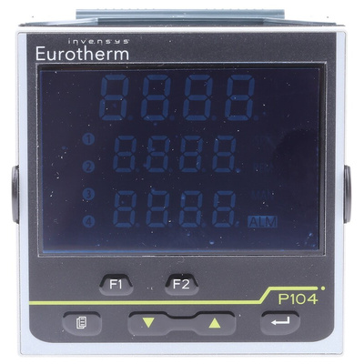 Eurotherm Piccolo P104 PID Temperature Controller, 96 x 96mm, 3 Output Logic, Relay, 100 → 230 V ac Supply