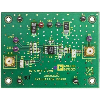 Analog Devices AD603-EVALZ, Variable Gain Amplifier Evaluation Board for AD603