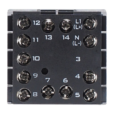 Jumo QUANTROL PID Temperature Controller, 48 x 48mm 1 (Analogue) Input, 2 Output Logic, Relay, 20 → 30 V ac/dc