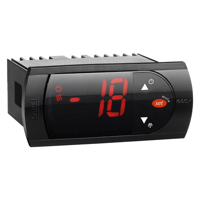 Carel PJ Easy Panel Mount On/Off Temperature Controller, 81 x 36mm 1 Input, 3 Output 3 Relay, 230 V ac Supply Voltage