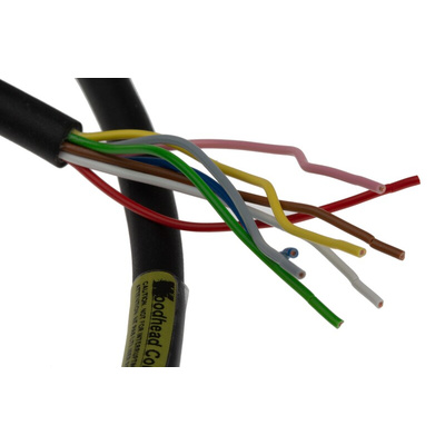 Brad from Molex Right Angle Male 8 way M12 to Unterminated Sensor Actuator Cable, 2m