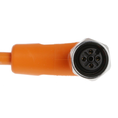 ifm electronic Female 4 way M12 to Unterminated Sensor Actuator Cable, 10m