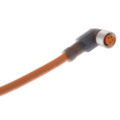 Lumberg Automation Right Angle Female 4 way M8 to Unterminated Sensor Actuator Cable, 2m