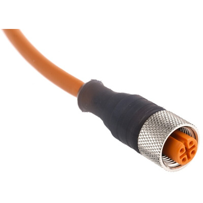 Lumberg Automation Straight Female 4 way M12 to Unterminated Sensor Actuator Cable, 5m