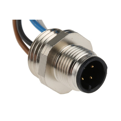 Lumberg Automation Straight Male 4 way M12 to Unterminated Sensor Actuator Cable, 200mm