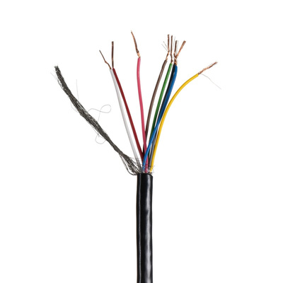 RS PRO Straight Male M12 to Unterminated Sensor Actuator Cable, 2m