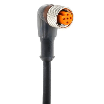 Lumberg Automation Right Angle Female 5 way M12 to Right Angle Female 5 way Unterminated Sensor Actuator Cable, 5m