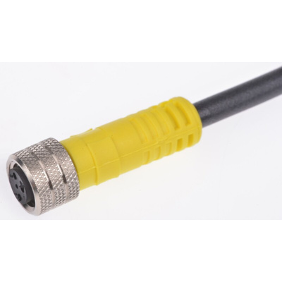 Brad from Molex Straight Female 3 way M8 to Unterminated Sensor Actuator Cable, 2m