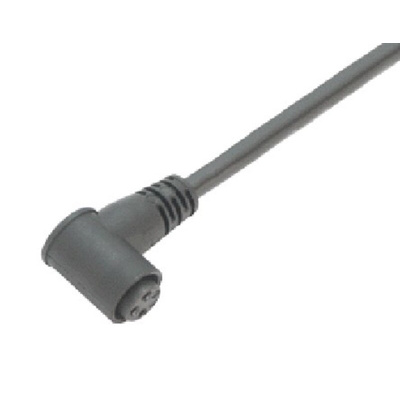 Binder Right Angle Female 3 way M8 to Unterminated Sensor Actuator Cable, 5m