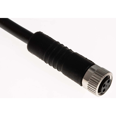 binder Straight Female 3 way M8 to Unterminated Sensor Actuator Cable, 5m