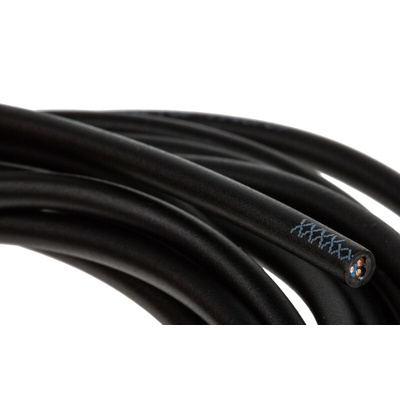 binder Right Angle Female 3 way M8 to Unterminated Sensor Actuator Cable, 5m
