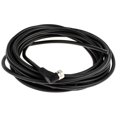 binder Right Angle Female 3 way M8 to Unterminated Sensor Actuator Cable, 5m