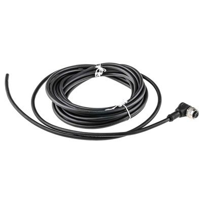 binder Right Angle Female 4 way M12 to Unterminated Sensor Actuator Cable, 5m