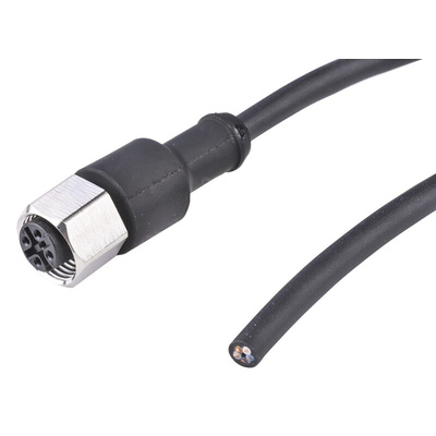 binder Straight Female 5 way M12 to Unterminated Sensor Actuator Cable, 5m