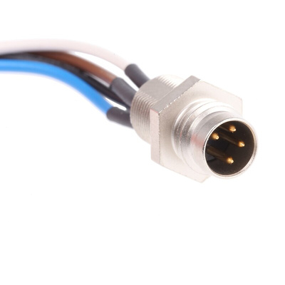 Lumberg Automation Straight Male 4 way M8 to Unterminated Sensor Actuator Cable, 0.5m