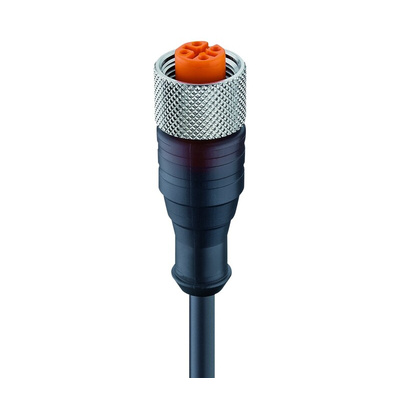 Lumberg Automation Straight Female 4 way M12 to Unterminated Sensor Actuator Cable, 5m