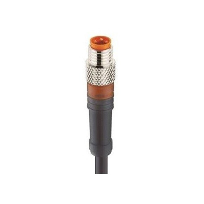 Lumberg Automation Straight Male 3 way M8 to Straight Female Unterminated Sensor Actuator Cable, 5m