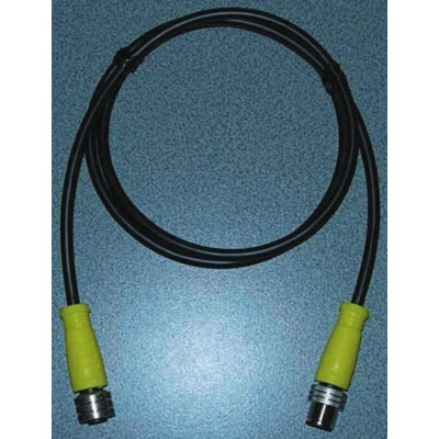 Brad from Molex Straight Female 5 way M12 to Straight Male 3 way M12 Sensor Actuator Cable, 1m