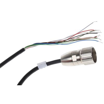 Baumer Female 12 way M23 to Unterminated Sensor Actuator Cable, 5m