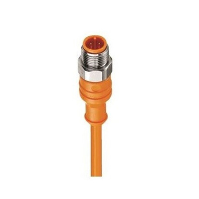 Lumberg Automation Straight Male 4 way M12 to Unterminated Sensor Actuator Cable, 10m