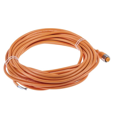 Lumberg Automation Straight Female 4 way M12 to Unterminated Sensor Actuator Cable, 10m