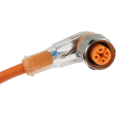 Lumberg Automation Right Angle Female 4 way M12 to Unterminated Sensor Actuator Cable, 10m