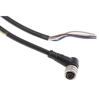 Brad from Molex Right Angle Female 5 way M12 to Unterminated Sensor Actuator Cable, 2m