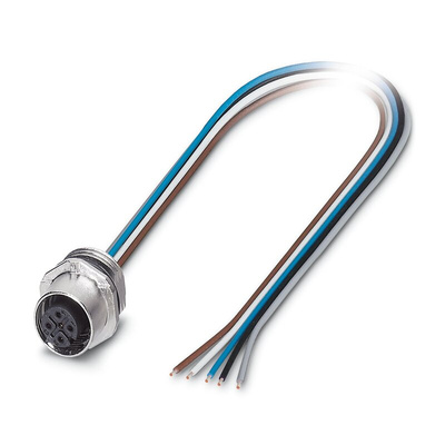 Phoenix Contact Female 5 way M12 to Sensor Actuator Cable, 500mm