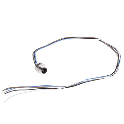 Phoenix Contact Straight Male 5 way M12 to Sensor Actuator Cable, 500mm