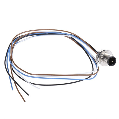 Phoenix Contact Straight Male 4 way M12 to Sensor Actuator Cable, 500mm