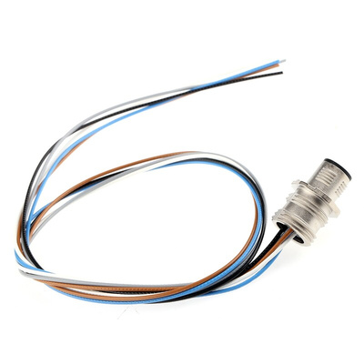 Phoenix Contact Straight Male 5 way M12 to Unterminated Sensor Actuator Cable, 500mm