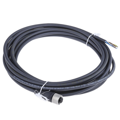 Telemecanique Sensors Straight Female 5 way M12 to Unterminated Sensor Actuator Cable, 5m