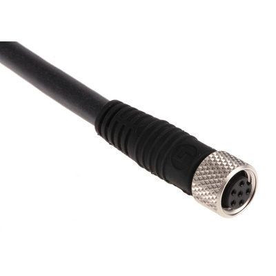 Binder Straight Female M8 to Unterminated Sensor Actuator Cable, 2m