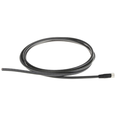 Binder Straight Female M8 to Unterminated Sensor Actuator Cable, 2m