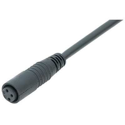 Binder Straight Female 4 way M8 to Unterminated Sensor Actuator Cable, 2m