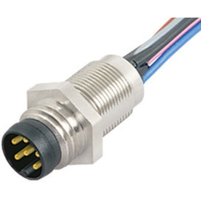 Binder Male 3 way M8 to Unterminated Sensor Actuator Cable, 200mm