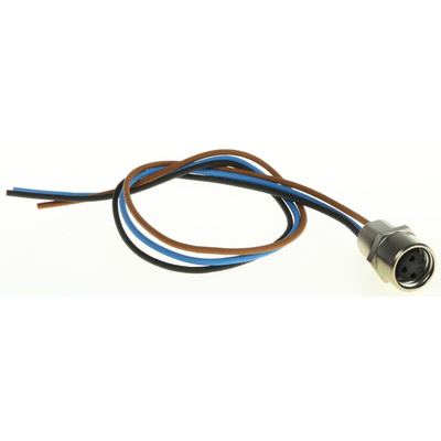 Binder Female 3 way M8 to Sensor Actuator Cable, 200mm