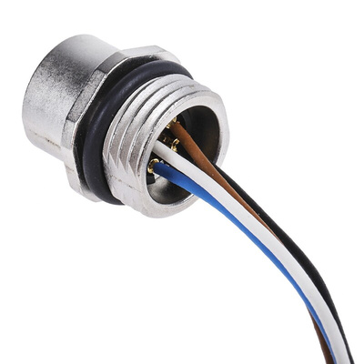 Binder Female 4 way M12 to Unterminated Sensor Actuator Cable, 200mm