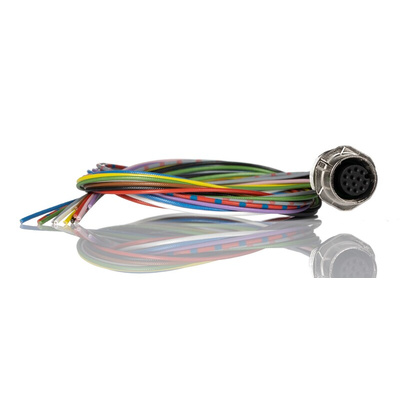 Phoenix Contact Female 12 way M12 to Sensor Actuator Cable, 500mm