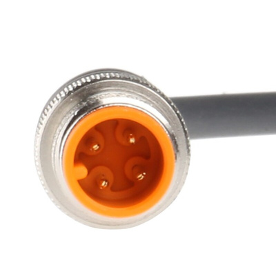 Lumberg Automation Straight Male 4 way M12 to Unterminated Sensor Actuator Cable, 2m