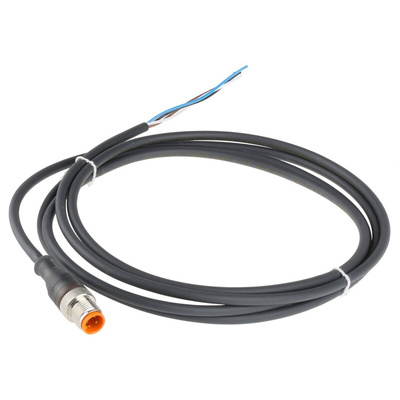 Lumberg Automation Straight Male 4 way M12 to Unterminated Sensor Actuator Cable, 2m