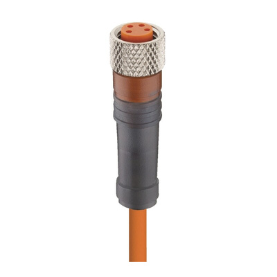 Lumberg Automation Straight Female 4 way M8 to Unterminated Sensor Actuator Cable, 2m