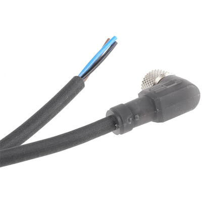 Lumberg Automation Right Angle Female 3 way M8 to Unterminated Sensor Actuator Cable, 2m