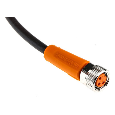 ifm electronic Straight Female 3 way M8 to Sensor Actuator Cable, 5m
