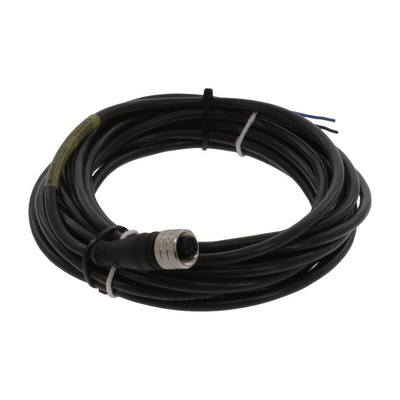 Brad from Molex Straight Female M12 to Unterminated Sensor Actuator Cable, 5m