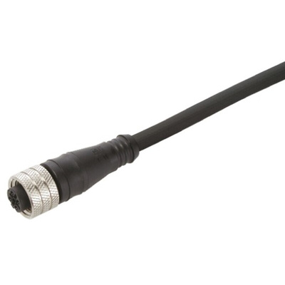 Brad from Molex Straight Female 8 way M12 to Unterminated Sensor Actuator Cable, 5m